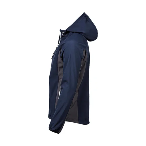Vyriška lengva Tee Jays 9514 Softshell striukė - M, Black/Dark Grey image 3