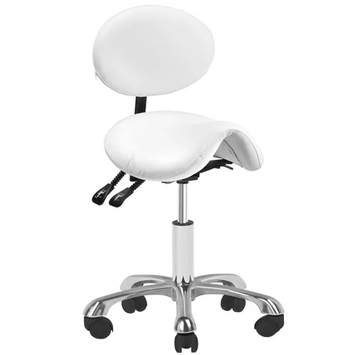 Activeshop GIOVANNI 1025 kosmetologinė kėdutė balta image 1