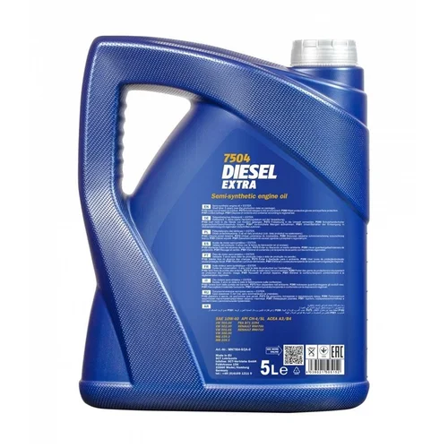 MANNOL DIESEL EXTRA variklių tepalas 10W-40, 5 L image 2