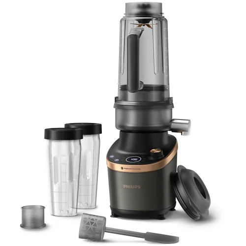PHILIPS Flip&Juice HR3770/10, su sulčiaspaudės moduliu image 2