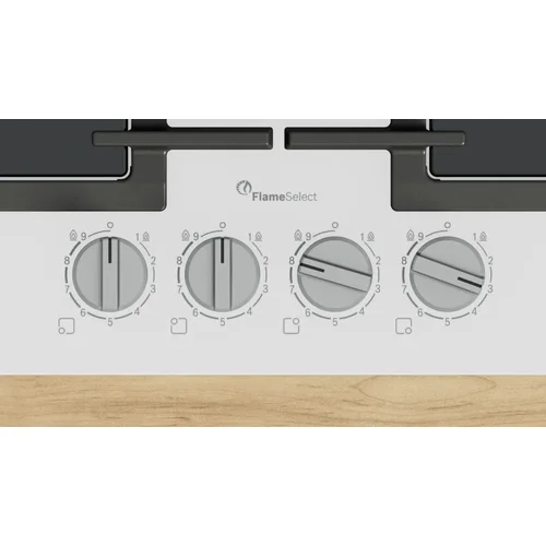Bosch PPP6A2I40 įmontuojama dujinė kaitlentė, 60 cm, Balta image 2