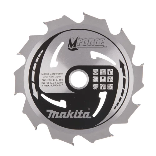 Makita B-07886 M-FORCE 165X2X20mm 15° T10 image 2