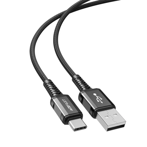 Acefast C1-04 USB-A iki USB-C kabelis 1,2 m Juodas image 1