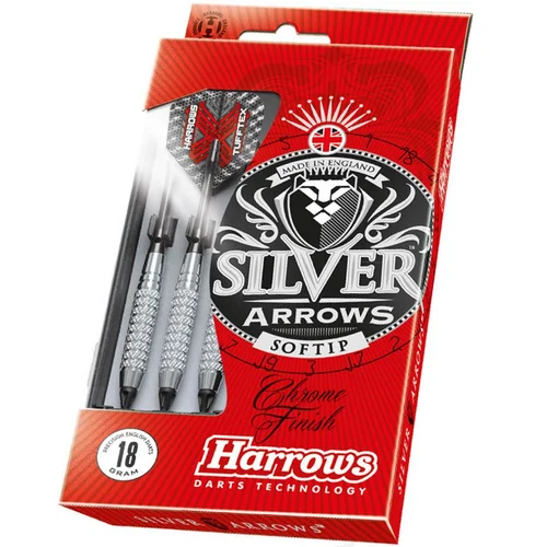 Harrows Rzutki Softip 14 g Sidabrinės image 1