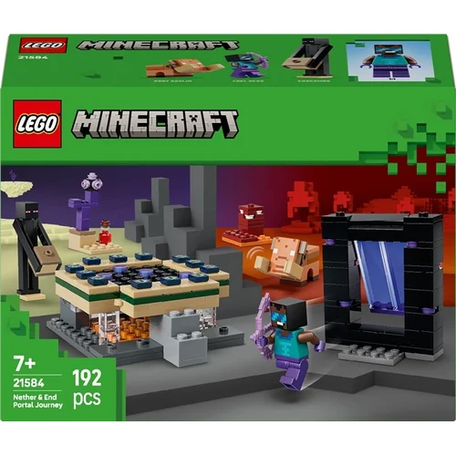 LEGO® Minecraft Konstruktorius Kelionė į Neterį 21584 192vnt image 1