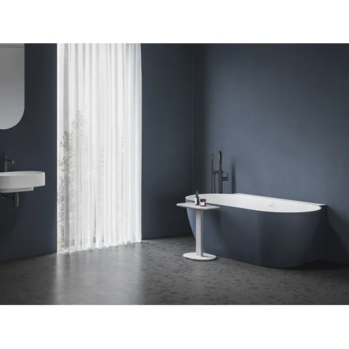 Vonia Freedom Wall II Tec 170x87, laisvai pastatoma, Deepsea Blue/balta, sifono dangtelis baltos spalvos image 1