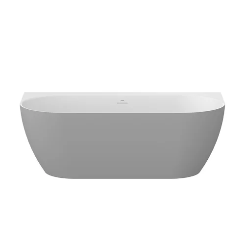 Vonia Freedom Wall Tec 170x87, laisvai pastatoma, Smoke Grey/balta, sifono dangtelis baltos spalvos image 2