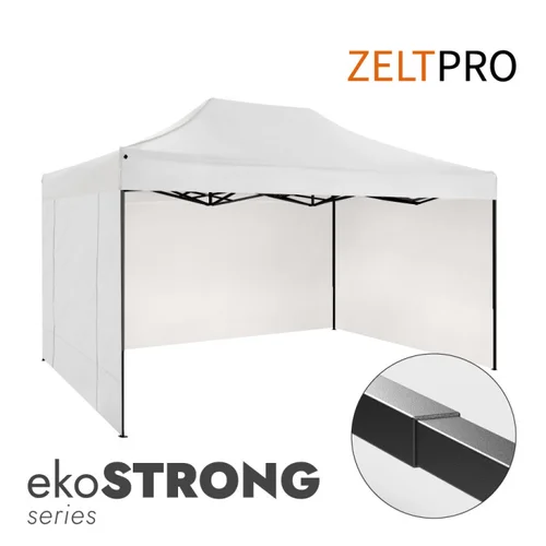 Zeltpro EKOSTRONG Prekybinė palapinė 3x4,5 Balta image 1