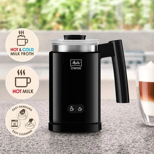 MELITTA CREMIO pieno putų plakiklis Juodas image 2