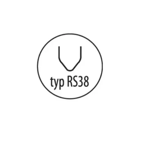 Dedra DED75271 plastikiniai kampiniai segtukai RS38 0,8 mm 100 vnt image 1