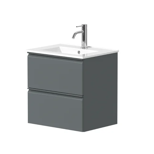 Kamė MATCH BU/5-2DR/D05-MT Apatinė spintelė 50 cm su metalinėmis rankenomis image 2