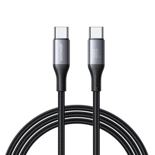 Joyroom S-A28 USB-C į USB-C Kabelis, 60W, 2m, Juodas image 1