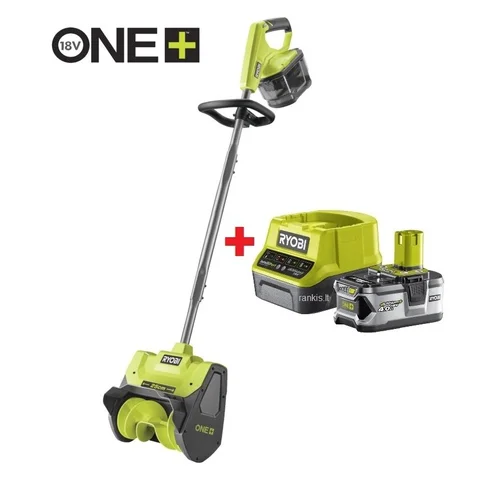 Ryobi RY18ST25A-140 Akumuliatorinis sniego valytuvas, 18 V, 25 cm image 1