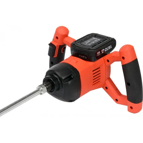 Yato X1 akumuliatorinis skiedinio maišytuvas 18V 2,0 Ah 0–650 aps/min image 2