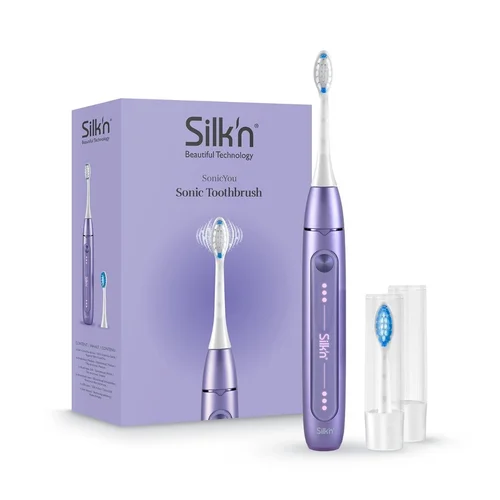 Silk'n SonicYou violetinis garsinis dantų šepetėlis image 1