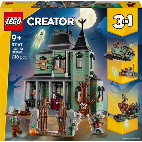 LEGO Creator 3in1 Haunted Mansion 31167, 736 Dalių image 1