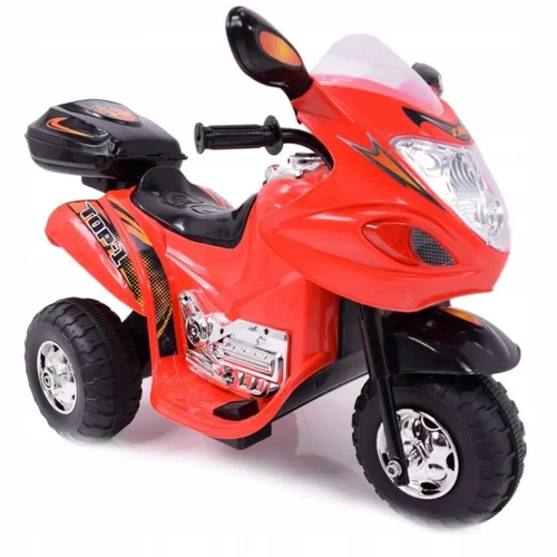 Žaislas - motociklas su akumuliatoriumi HL-238 (WDHL-238), raudonas image 1