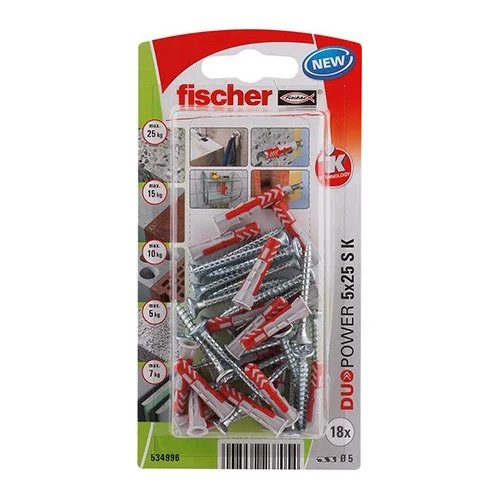 Dvikomponentiniai kaiščiai su varžtu FISCHER, 12x60 mm, 2 vnt. image 1