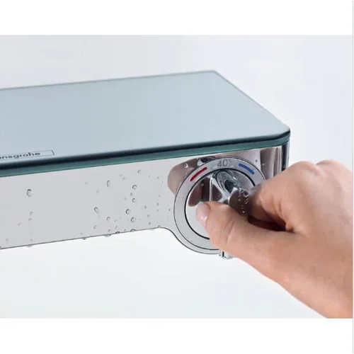 Hansgrohe ShowerTablet Select 300 virštinkinis termostatinis dušo maišytuvas - Balta/chromo image 2
