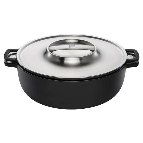 Norden Grill Chef ketaus puodas su nerūdijančio plieno dangčiu, 30 cm image 1