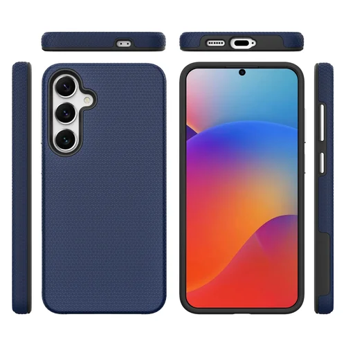 Dėklas Perfectionists Triangle Case Samsung A556 A55 5G tamsiai mėlynas image 3