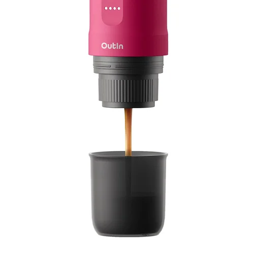 OUTIN NANO nešiojamas espresso aparatas, tamsiai rožinis image 3