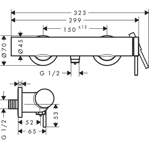 Hansgrohe Tecturis S 73622140 Bronzos image 2