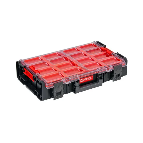 QBRICK SYSTEM ONE ORGANIZER XL įrankių dėžė, 580x380x130 mm, Juoda/Raudona image 1