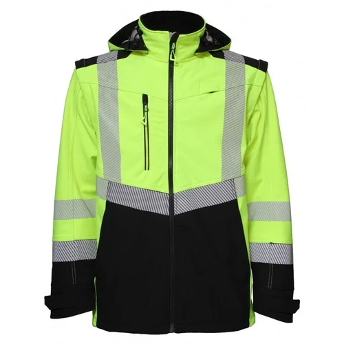 BoSafety JK-TRANSFORMER-C2-0411 su nusegomomis rankovėmis - 2XL, Hi-Vis Orange/Black image 1