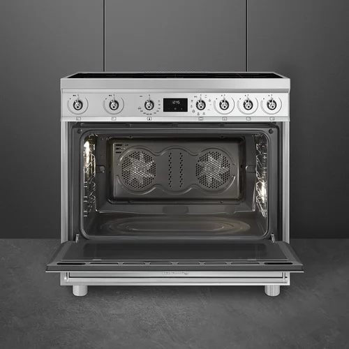 Indukcinė viryklė su elektrine orkaite Smeg C9IMX2, 90 cm pločio image 3