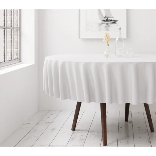 Restly Apvali staltiesė Balta D150 image 1