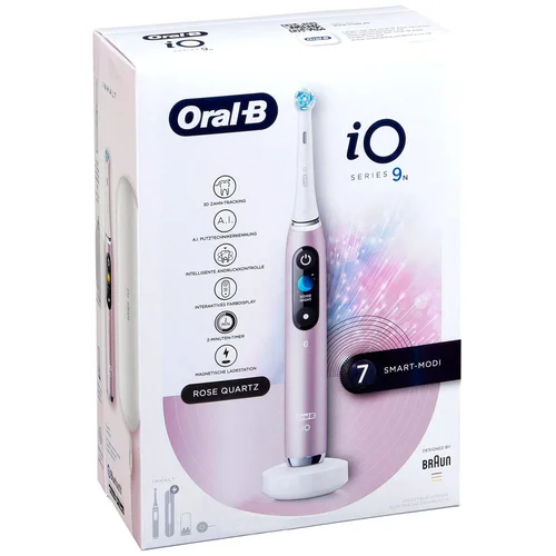 Oral-B iO9 rose quartz Elektrinis dantų šepetėlis image 3