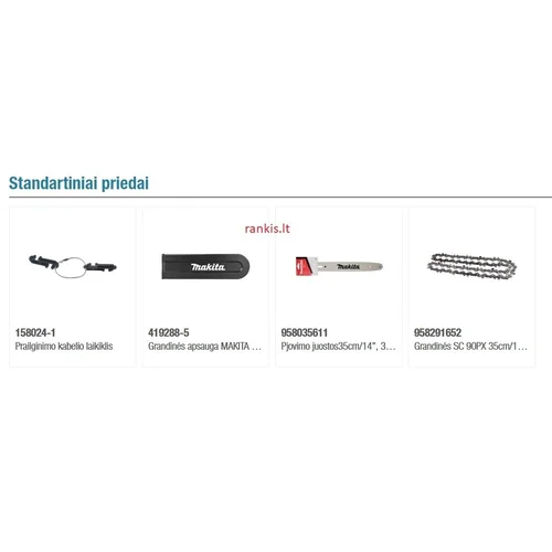 Makita UC3541A Elektrinis pjūklas, 35 cm (14") image 2