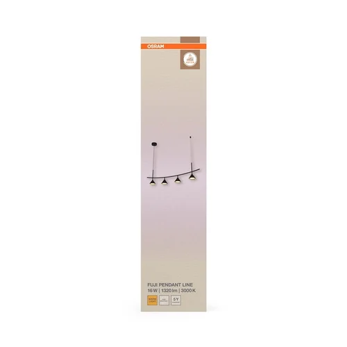 Osram Šviestuvas lubų LED 16W 3000K 620 lm Juodas image 2