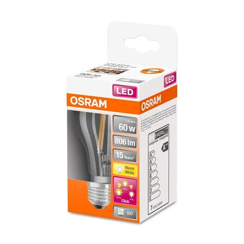 OSRAM LED lemputė A60 E27 7 W 806 lm 2700 K image 2