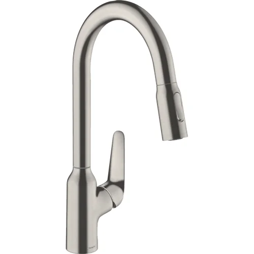 Hansgrohe Focus M42 71800800 virtuvinis maišytuvas su ištraukiama žarna image 1