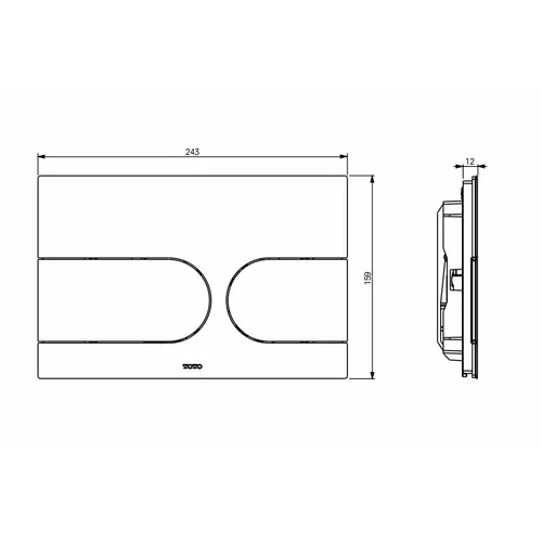 TOTO MB175M#SS vandens nuleidimo plokštė image 3