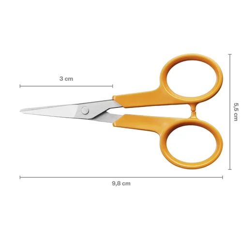 Classic manikiūro žirklės apvaliais galiukais 10 cm image 2