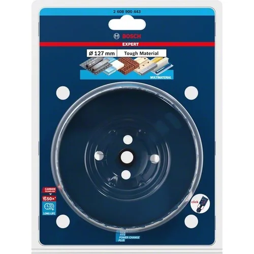 Bosch Karbido pjovimo karūna Tough Material 127 mm image 1