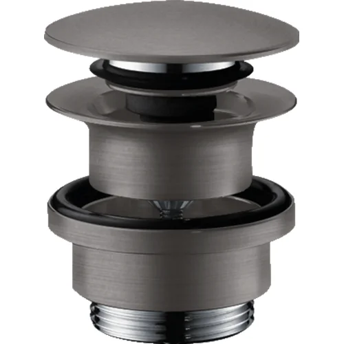 Hansgrohe 50100340 Dugno vožtuvas praustuvui, Šlifuotas Juodas Kromas image 1