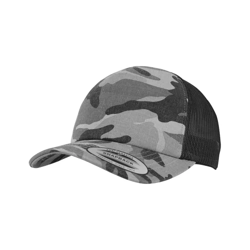Flexfit 6606C kepuraitė su snapeliu - Vieno dydžio, Wood Camo/Black image 1