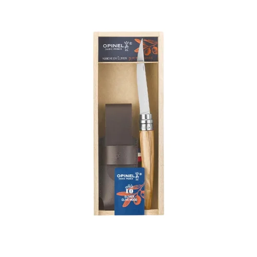 Opinel Case N10 Slim Olive Mirror Blade image 2