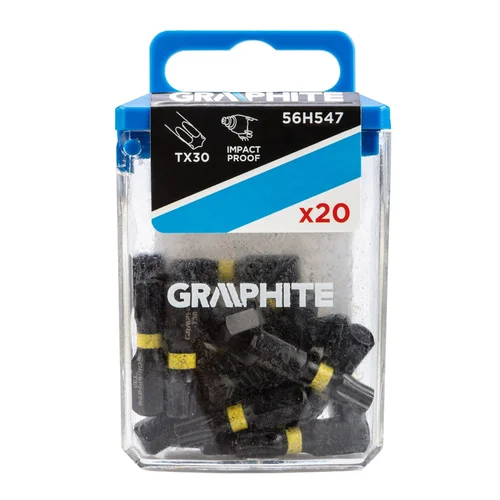 GRAPHITE Smūginiai antgaliai TX30 x 25 mm, 20 vnt. image 2