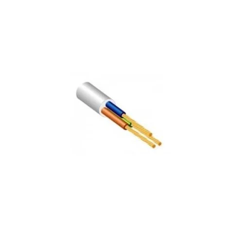 Lietkabelis BVV-LL, 4 x 1 mm², 100 m Balta image 1