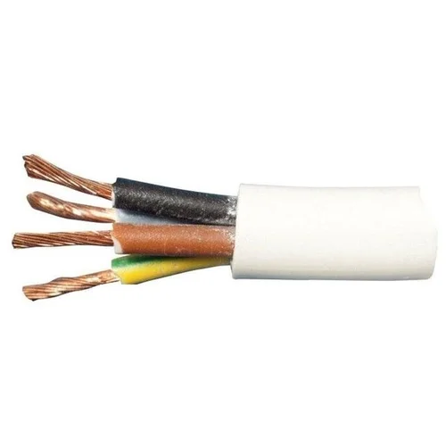 Lietkabelis BVV-LL, 4 x 1 mm², 100 m Balta image 2