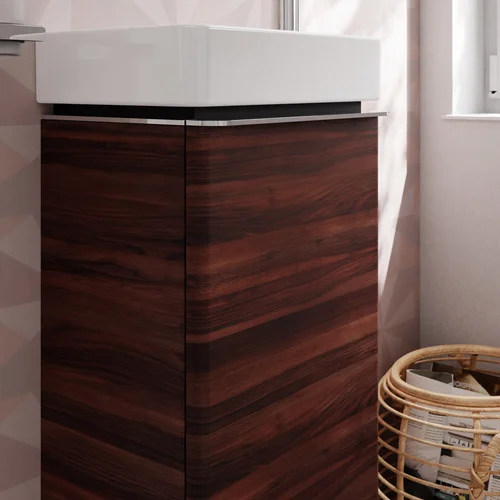 Hansgrohe Xelu Q 54014000 praustuvo spintelė, tamsiai ruda, vyriai kairėje image 3