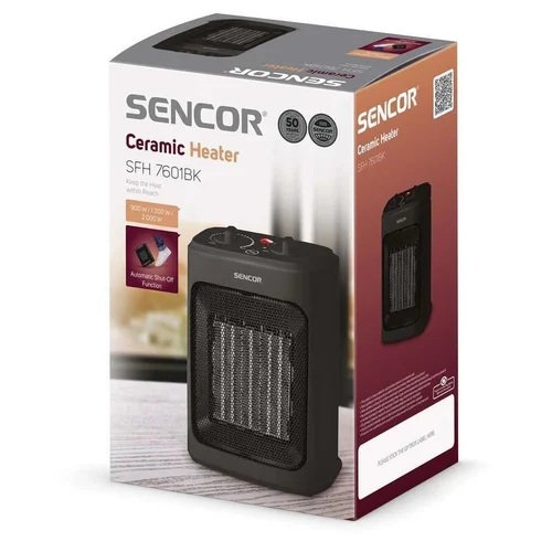 Sencor SFH 7601BK Keraminis šildytuvas 2 kW image 2