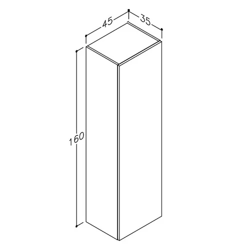Kame Gama/Duet TU 45-5/D1 35 cm plotis ūkinė spintelė image 2