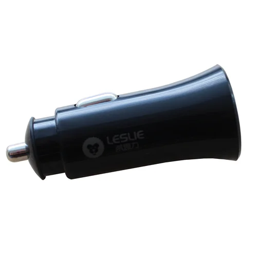 Automobilinis įkroviklis Leslie C18 su 2 USB jungtimis 2.4A (1A+2A) juodos image 2