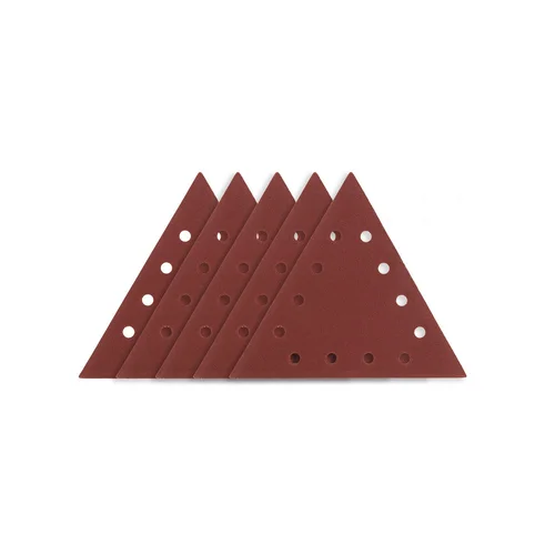 GRAPHITE Velcro šlifavimo popierius K120 Trikampis 12 skylių 59G264 image 1